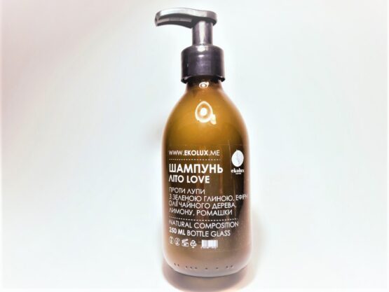 ZeroWaste Shampoo Ekolux Summer LOVE with green clay 250 ml